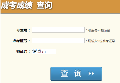四川成人高考考试成绩查询入口