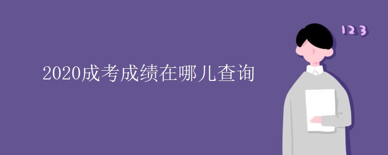 2020成考成绩在哪儿查询