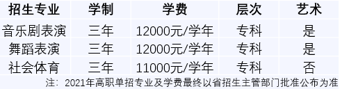 2021年郑州西亚斯学院单招简章